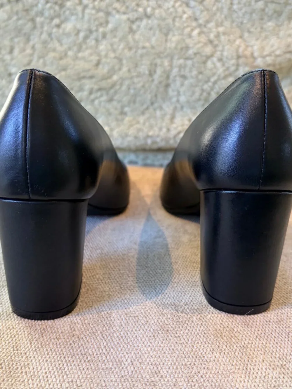 Stuart Weitzman Stuart Power Block Heel 75 Black NWT - Picture 5 of 6